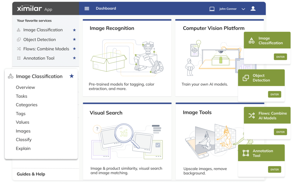 Ximilar provides a free web-based app where anyone can create and train their own image classification models without the knowledge of coding.